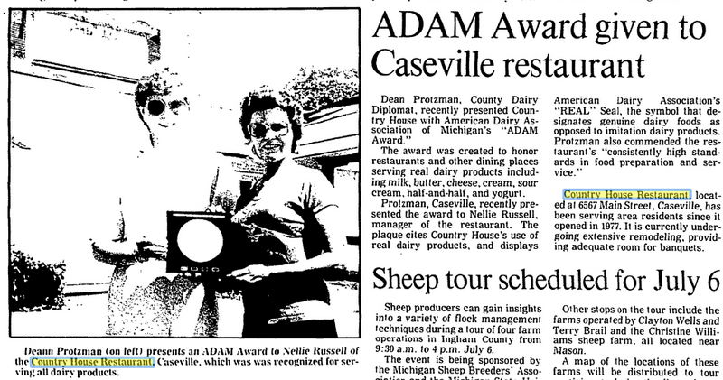 Beachys (Country House) - June 1985 Article